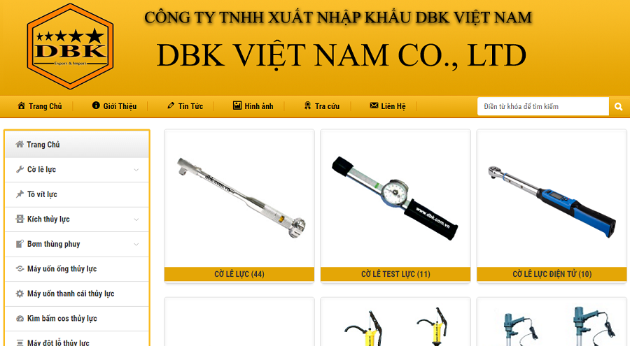 Viết bài chuẩn seo ngành kỹ thuật cho DBK Vietnam
