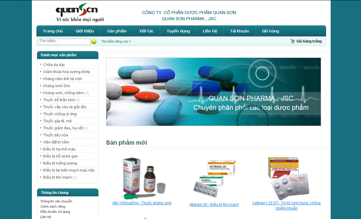 10 mẫu thiết kế website dược phẩm cho doanh nghiệp vừa và nhỏ