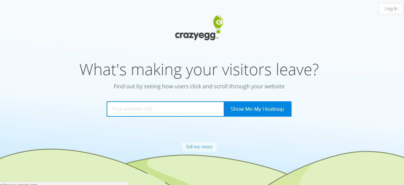 Bạn cũng có thể sử dụng Crazyegg để nắm các nội dung trên
